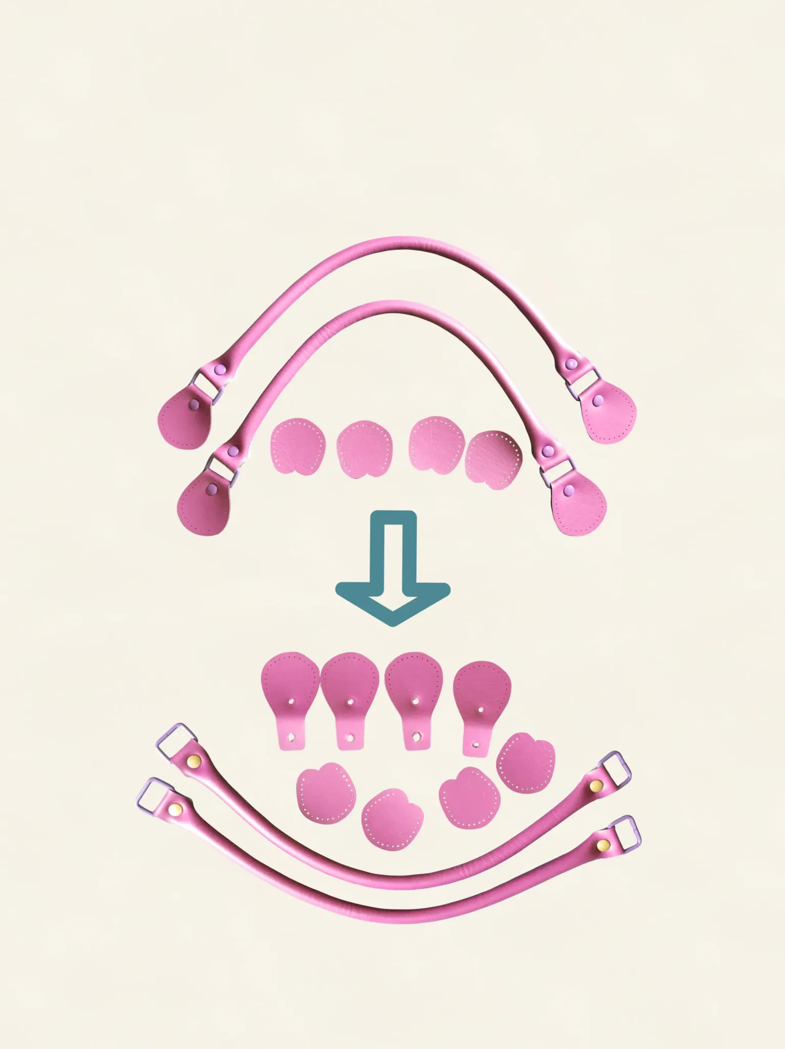 Prototype I | Wisteria Lavender × Peony Pink | Striped Square Lattice | Upgraded Hardware-009 | PP Band Craft | Alaudae Japan